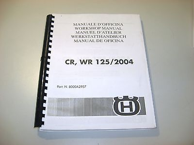 husqvarna wr 125 repair manual