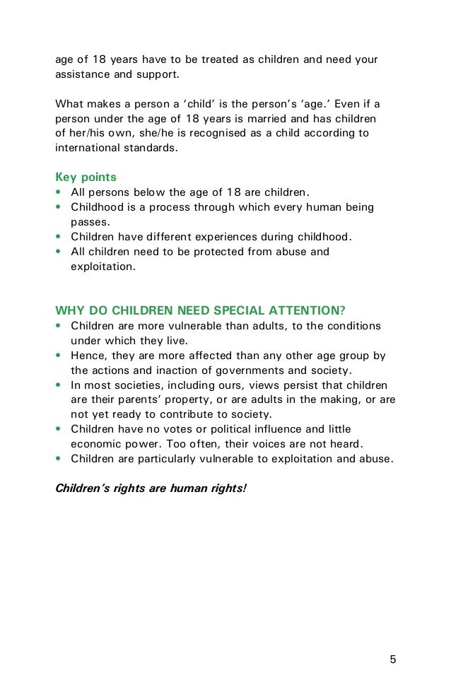 hazardous manual in child protection