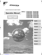 daikin operation manual remote controller
