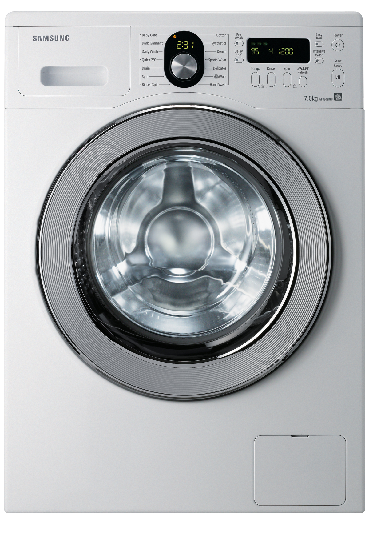 samsung 8kg front loader washing machine wf8802rpf manual