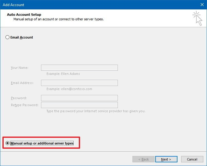manually archive emails in outlook 2013