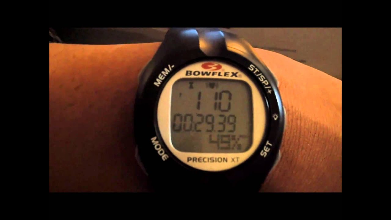 bowflex precision xt heart rate monitor manual