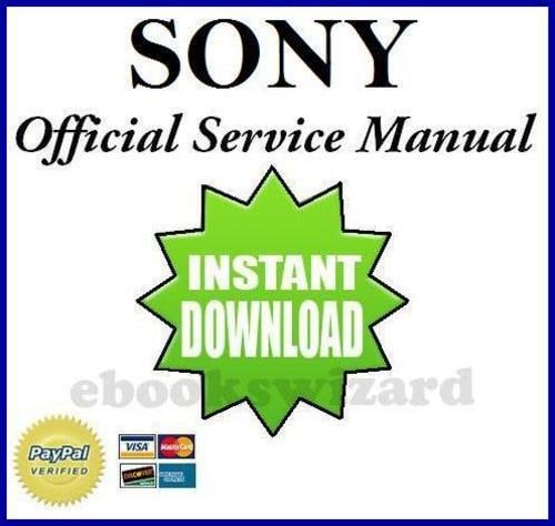 sony kdl-32v2000 service manual