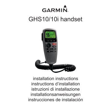 garmin ais 300 user manual