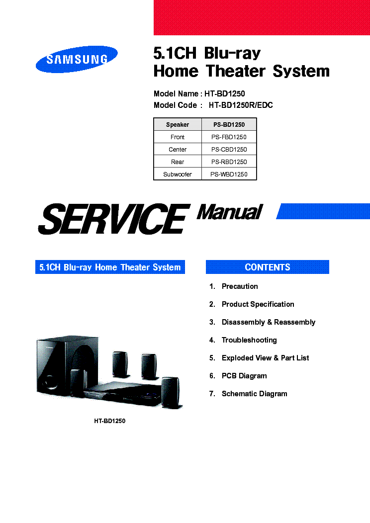 samsung scm-8250 service manual